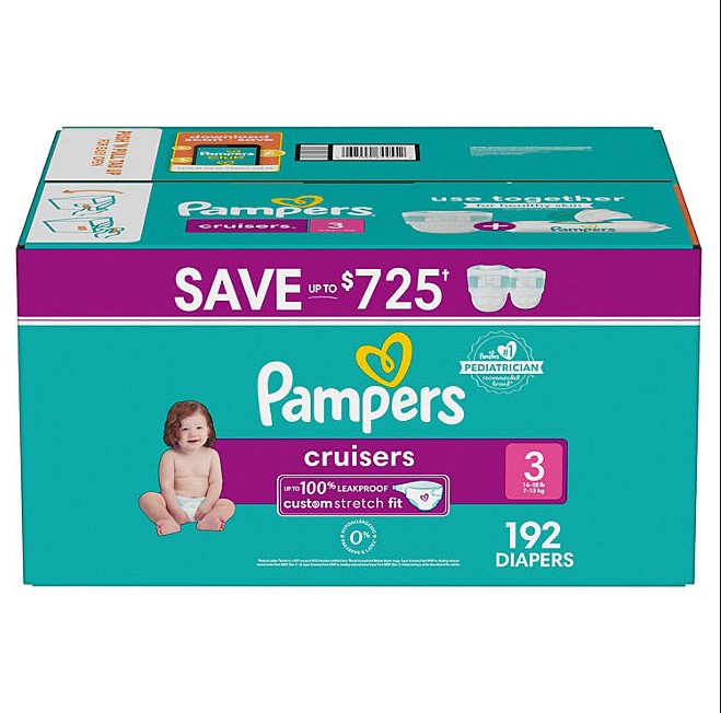 Pampers Cruisers Stay-Put Fit Diapers (Sizes:3-7) – Polestar Tools & Supply