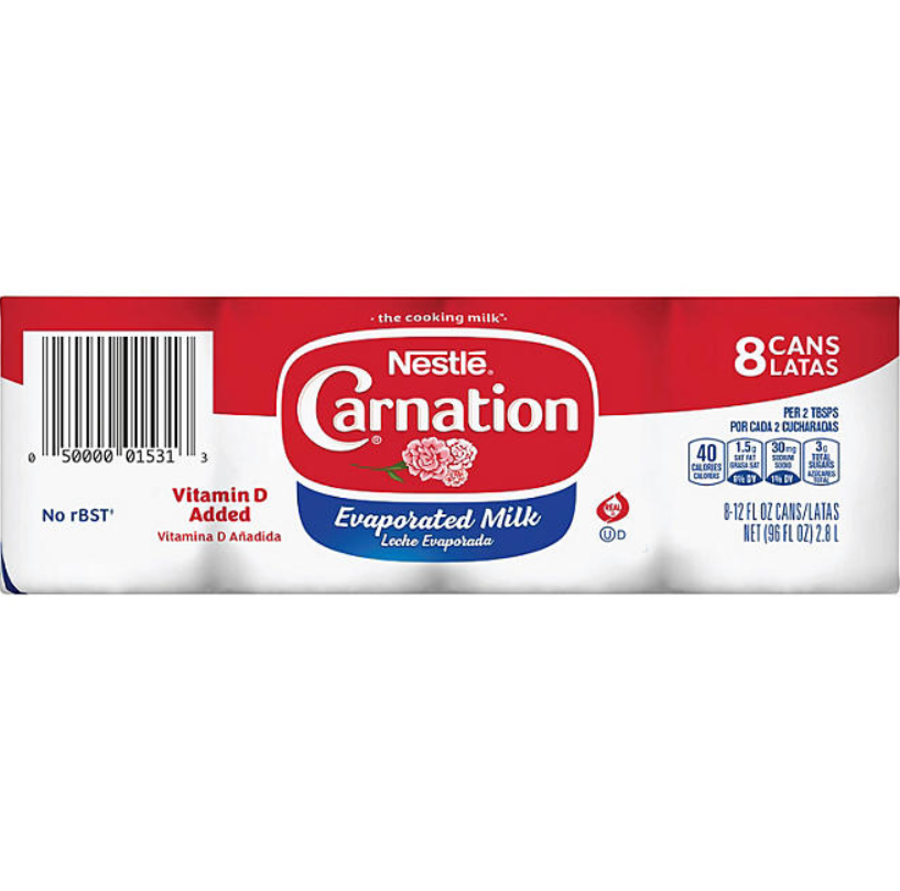 Carnation Evaporated Milk (12 Oz., 8 Pk.) Polestar Tools & Supply