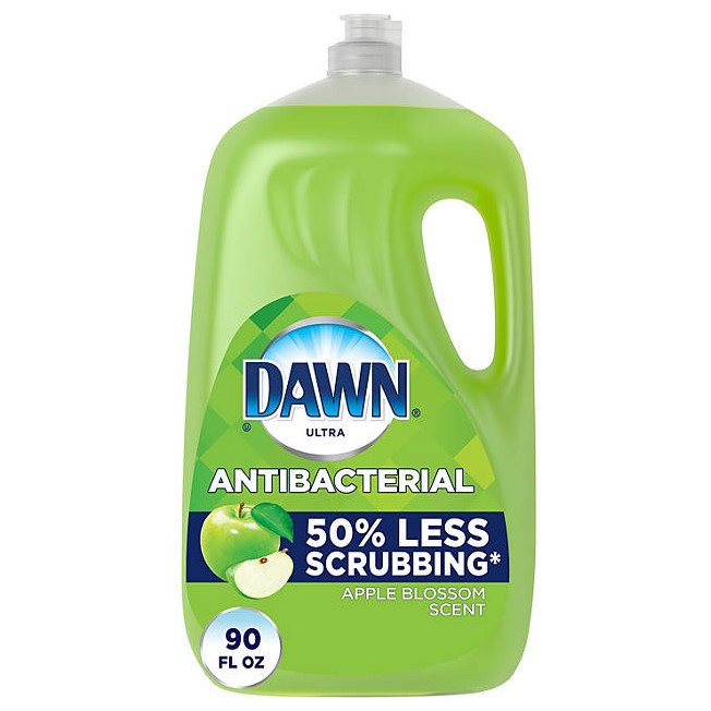 Dawn Ultra Antibacterial Hand Soap, Dishwashing Liquid Dish Soap, Apple