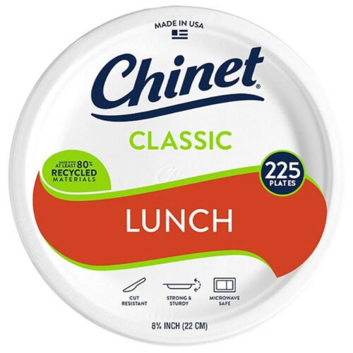 Chinet Classic Lunch Paper Plate, 8.75", 225 ct.