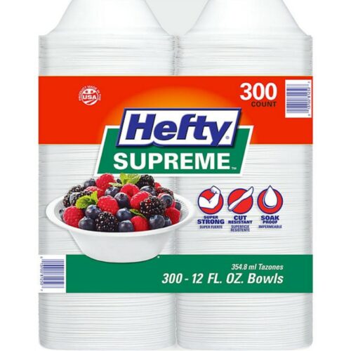 Hefty Supreme Heavyweight Foam Bowls 12 oz., 300 ct