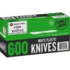 Member's Mark White Plastic Knives, Heavyweight, 600 ct.