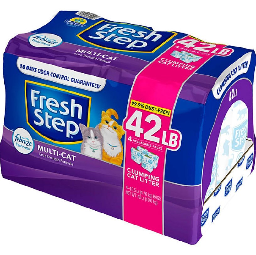 Fresh Step Extra Strength MultiCat Scented Clumping Litter With
