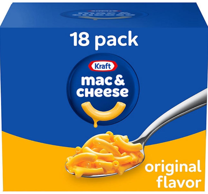 Kraft Original Macaroni And Cheese Dinner (7.25 Oz., 18 Pk.) Polestar Tools & Supply